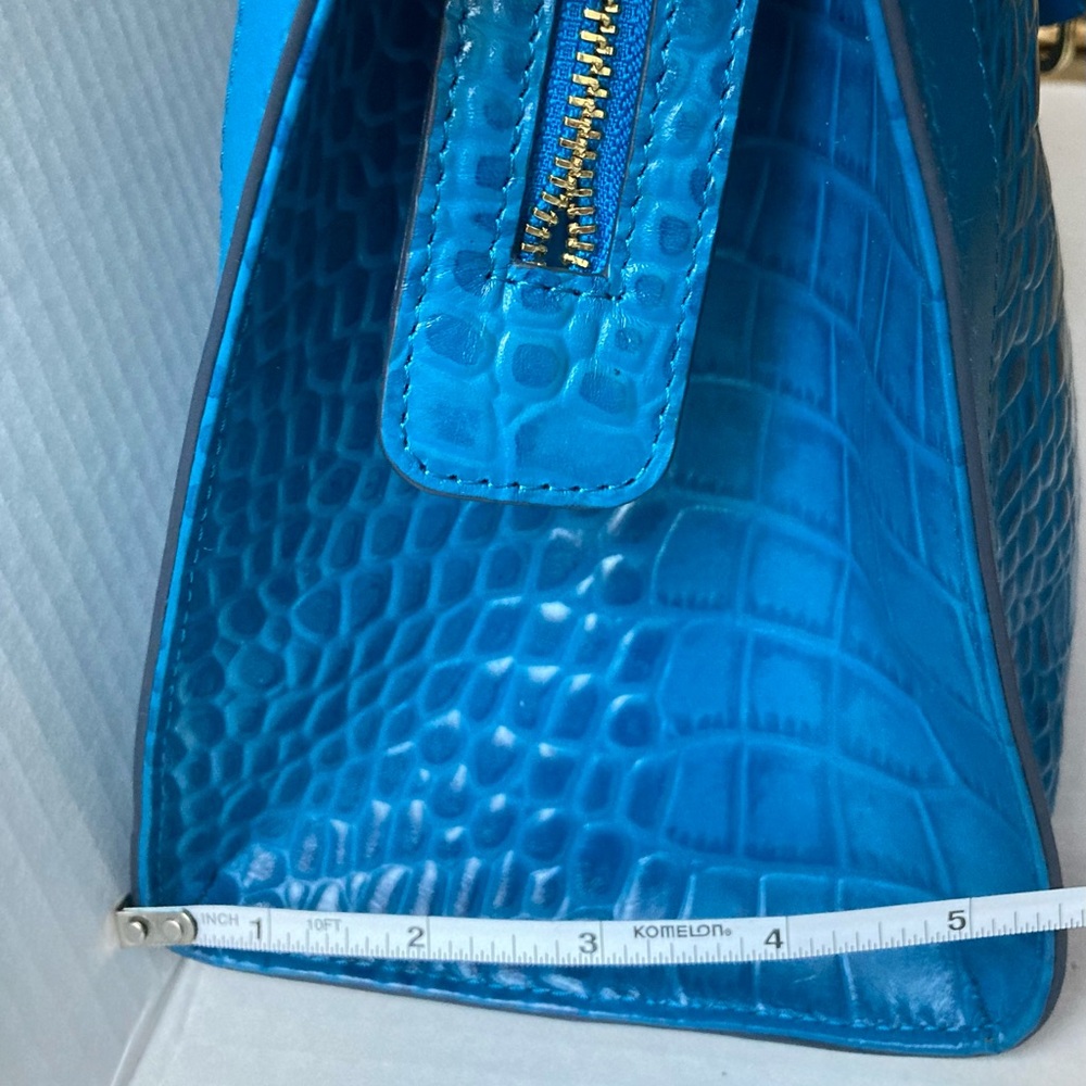 RADLEY LONDON Teal Croc-Embossed Satchel - Picture 5 of 15